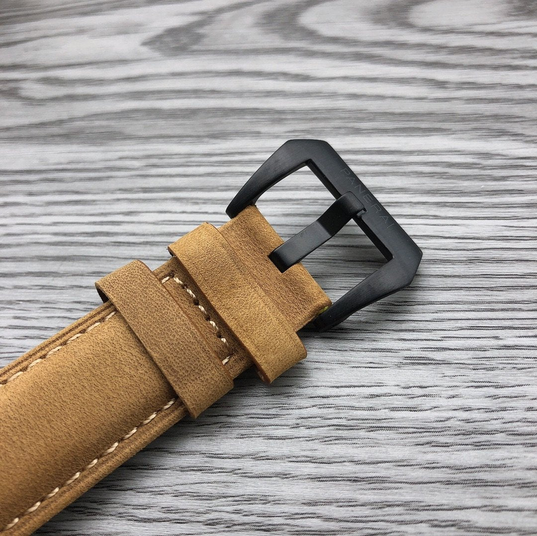 LUMINOR 1950 3 DAYS GMT CERAMIC 44MM BROWN LEATHER