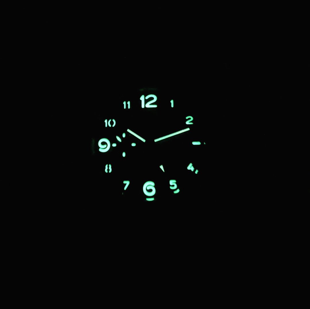 LUMINOR 1950 3 DAYS GMT CERAMIC 44MM BROWN LEATHER