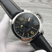 LUMINOR 1950 3 DAYS GMT STEEL CASE BLACK DIAL