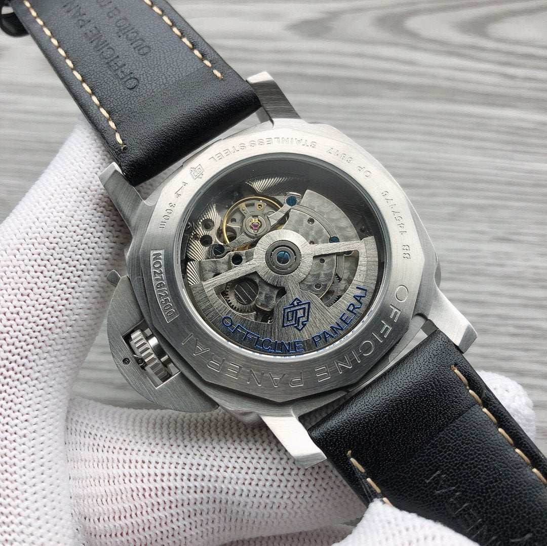 LUMINOR 1950 3 DAYS GMT STEEL CASE BLACK DIAL