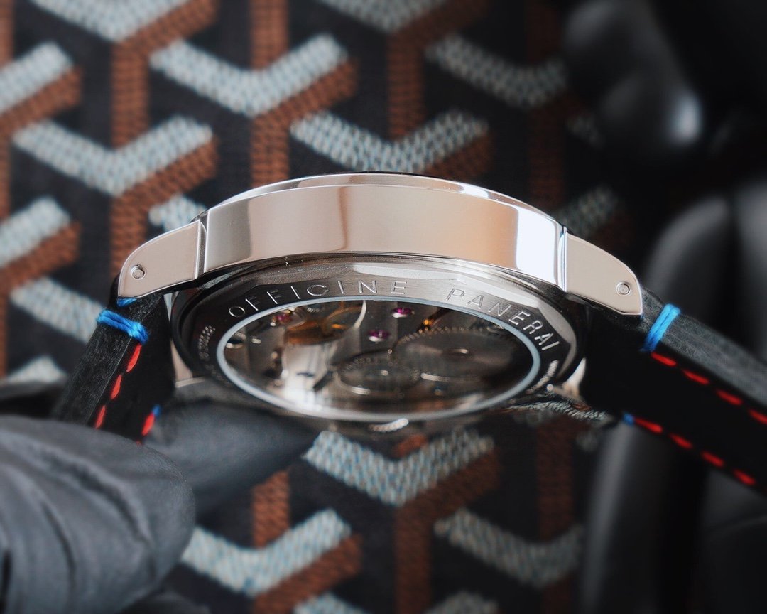 LUMINOR MARINA 47MM STEEL CASE BLACK DIAL AMERICA'S CUP