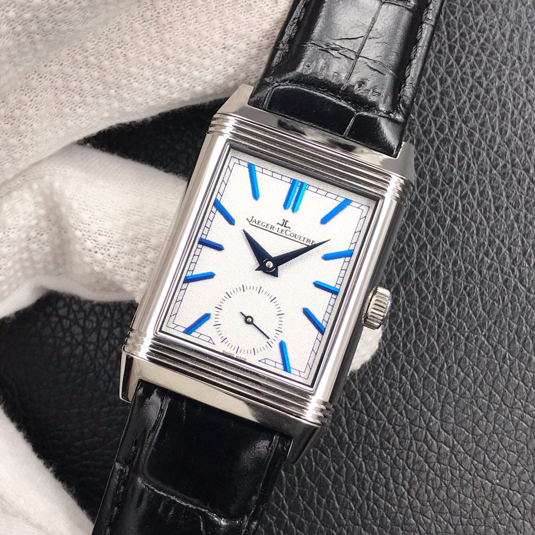 JAEGER REVERSO TRIBUTE DOUFACE WHITE DIAL