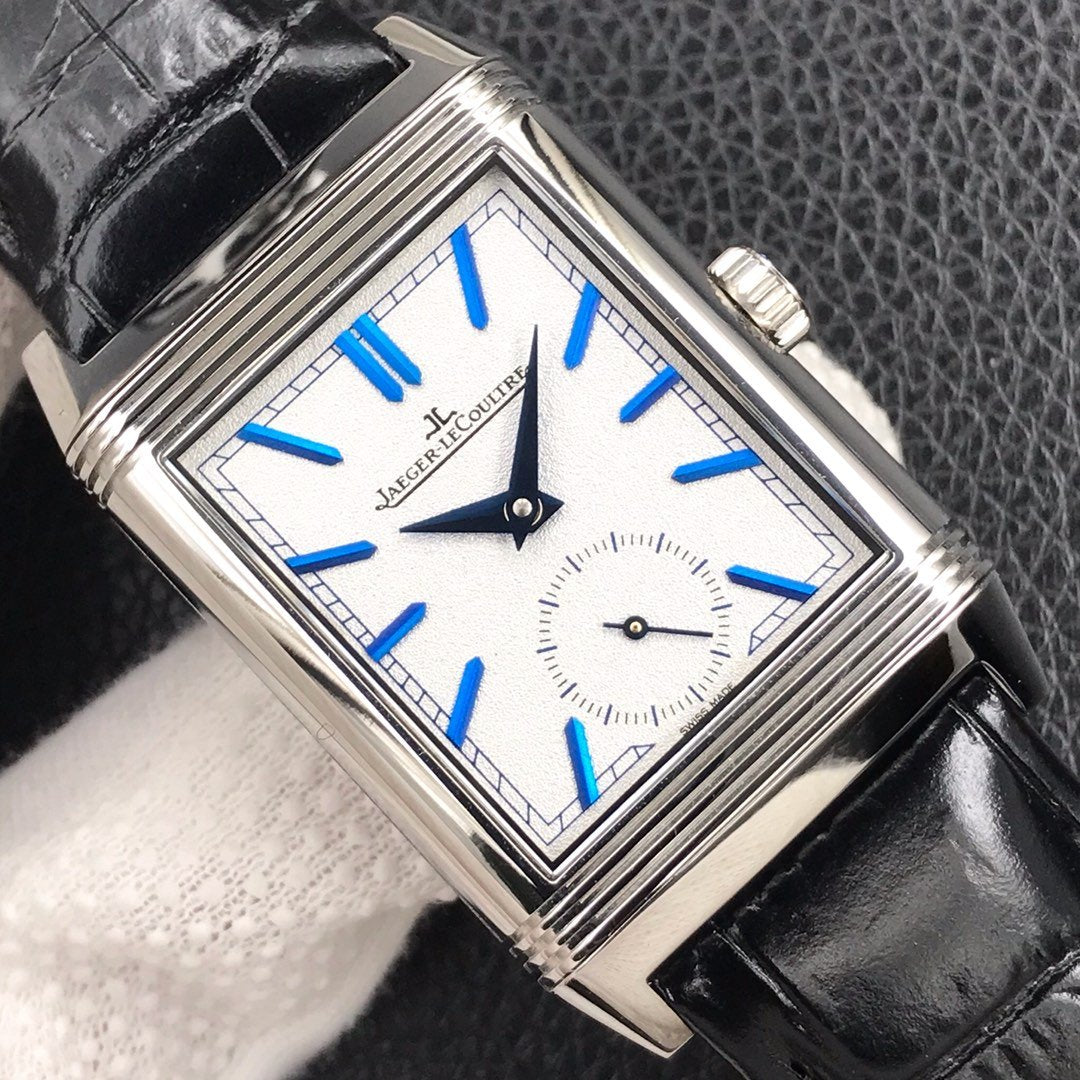 JAEGER REVERSO TRIBUTE DOUFACE WHITE DIAL