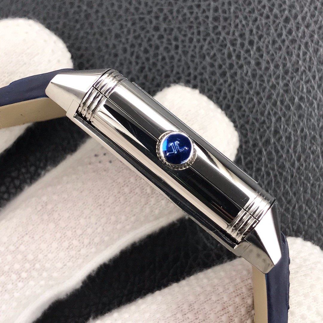 JAEGER REVERSO TRIBUTE DOUFACE BLUE DIAL