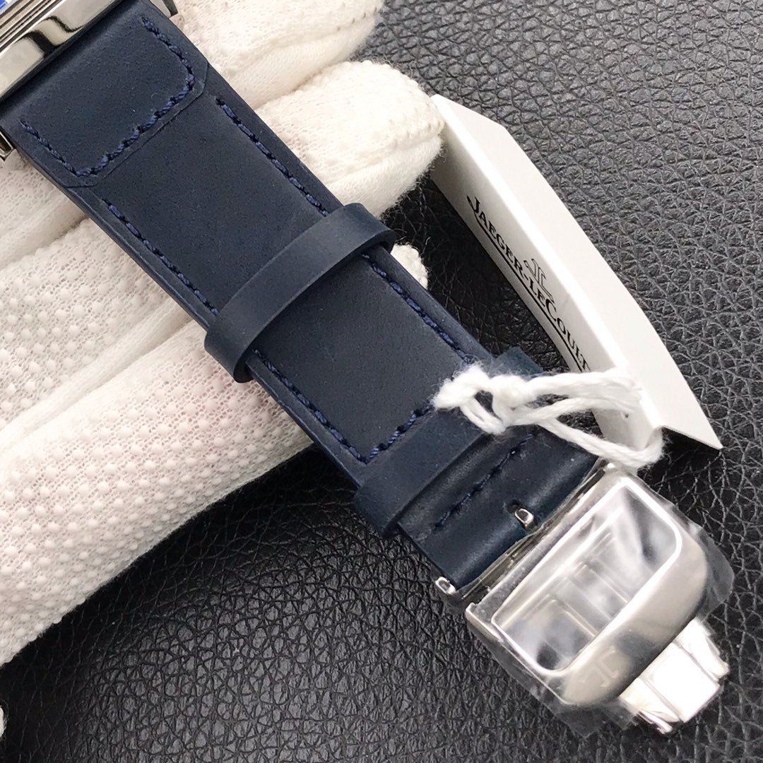 JAEGER REVERSO TRIBUTE DOUFACE BLUE DIAL