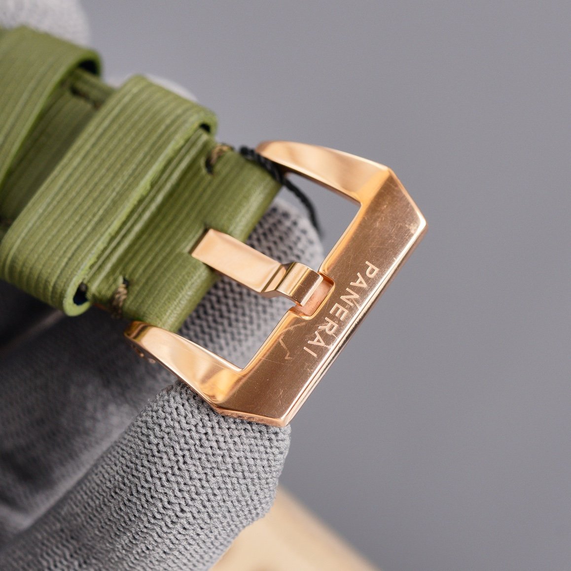 LUMINOR 1950 FLYBACK 44 ROSE GOLD KHAKI DIAL