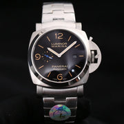 LUMINOR MARINA 47MM STEEL BLACK DIAL