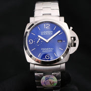 LUMINOR MARINA 47MM STEEL BLUE DIAL