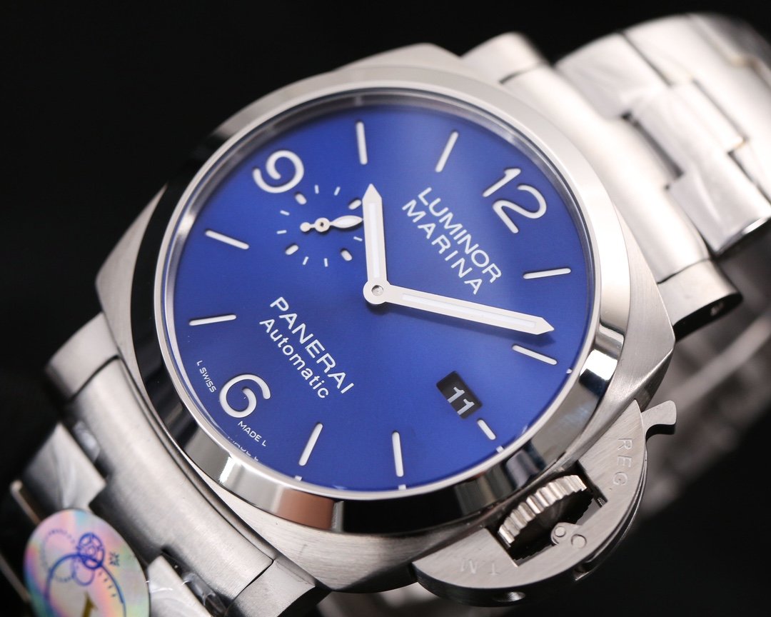 LUMINOR MARINA 47MM STEEL BLUE DIAL
