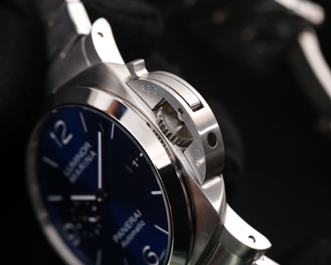LUMINOR MARINA 47MM STEEL BLUE DIAL