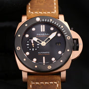 LUMINOR SUBMERSIBLE 47MM ROSE GOLD CASE BLACK BEZEL