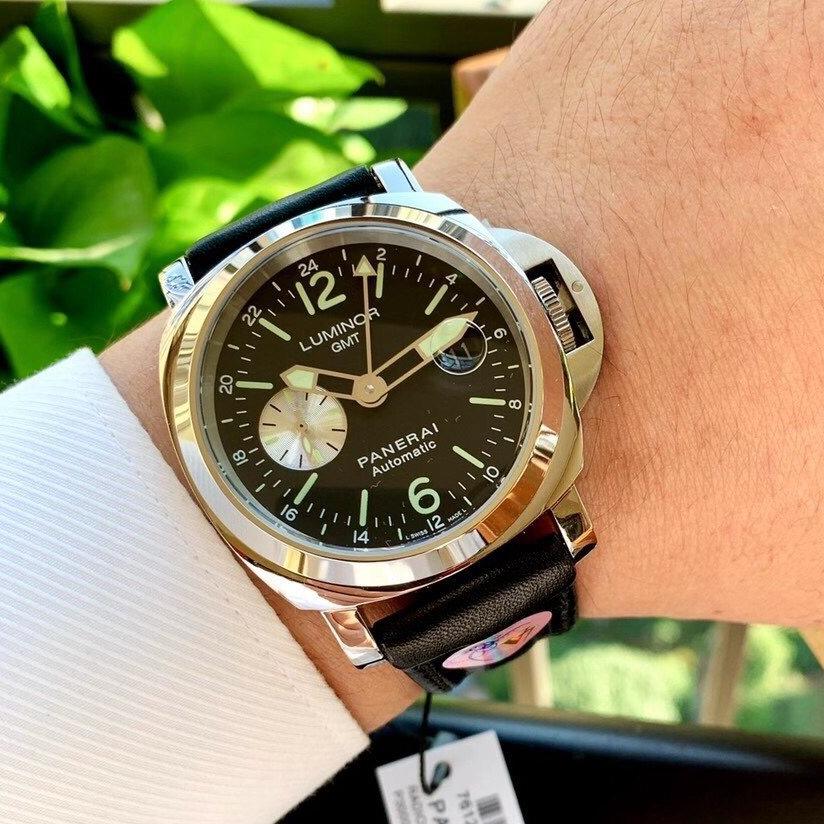 LUMINOR GMT 1950 STEEL BLACK DIAL