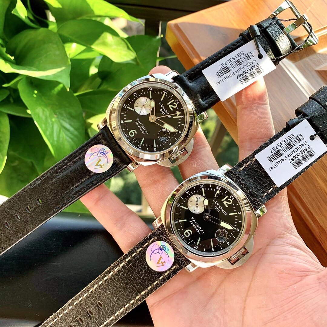 LUMINOR GMT 1950 STEEL BLACK DIAL