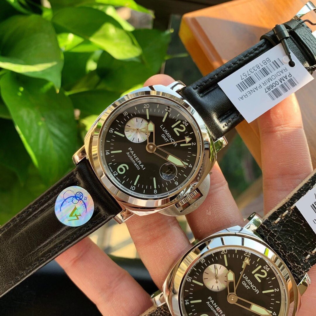 LUMINOR GMT 1950 STEEL BLACK DIAL