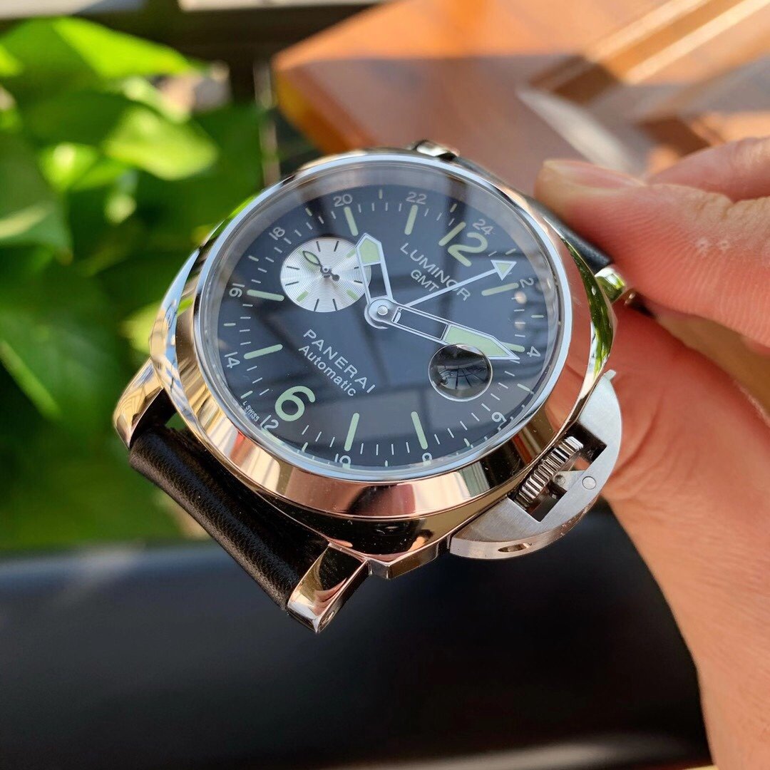 LUMINOR GMT 1950 STEEL BLACK DIAL