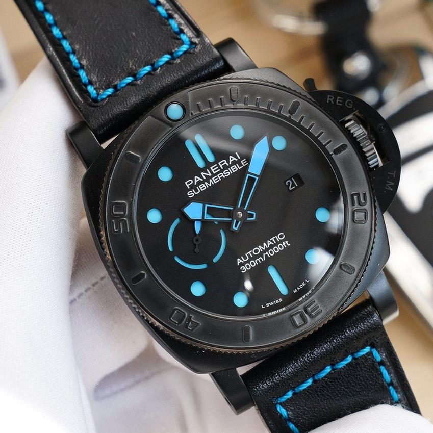 SUBMERSIBLE MIKE HORN 47MM BLACK BLUE DIAL