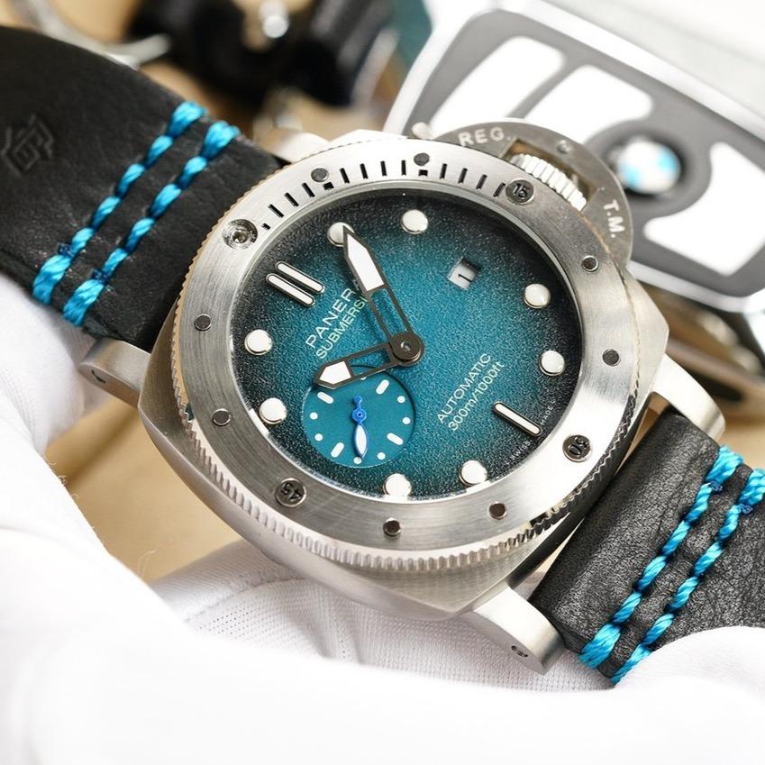 SUBMERSIBLE 47MM BMG-TECH BLACK BLUE DIAL