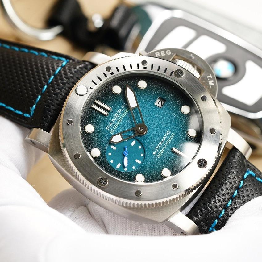 SUBMERSIBLE 47MM BMG-TECH BLACK BLUE DIAL