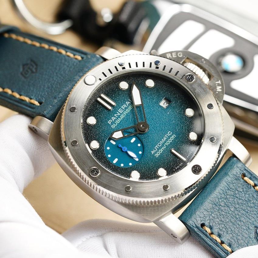 SUBMERSIBLE 47MM BMG-TECH BLACK BLUE DIAL