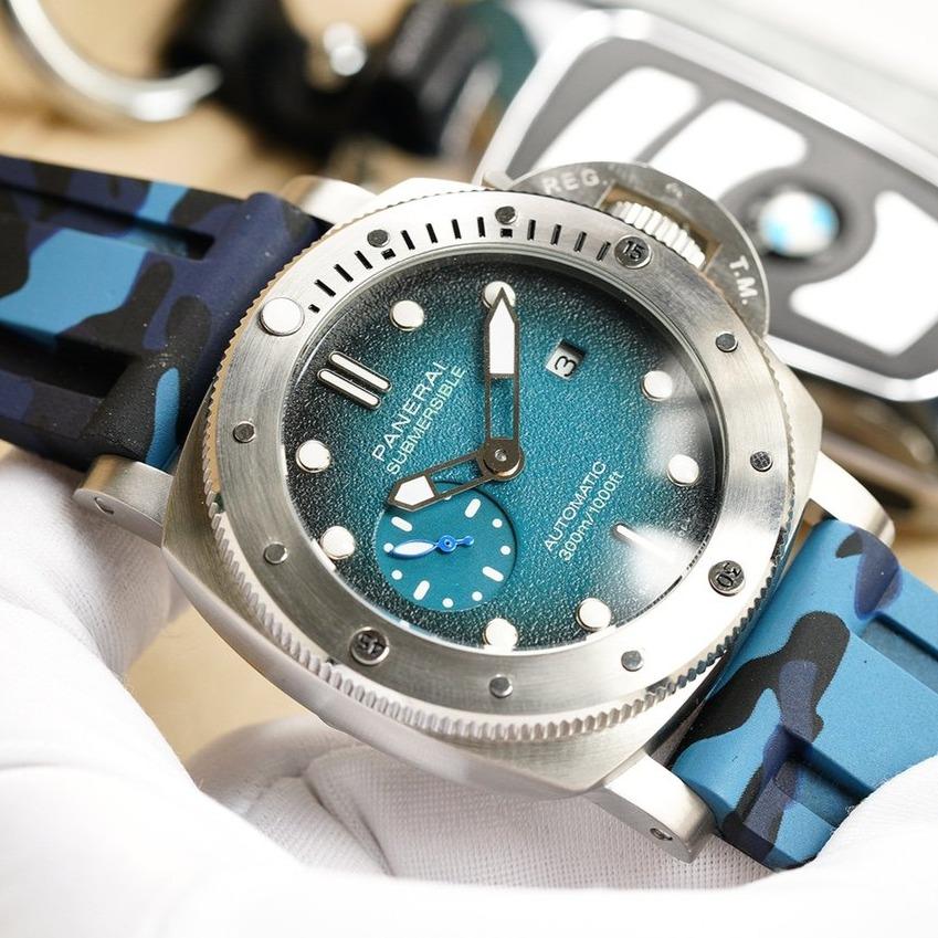 SUBMERSIBLE 47MM BMG-TECH BLACK BLUE DIAL