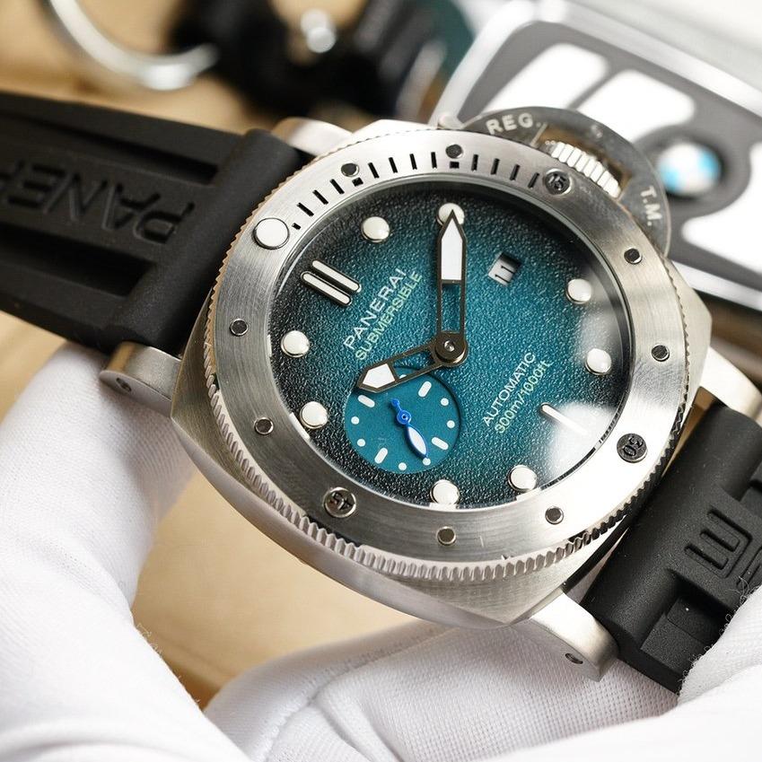 SUBMERSIBLE 47MM BMG-TECH BLACK BLUE DIAL