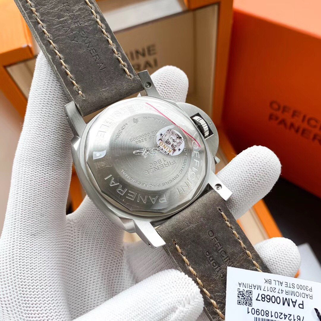 LUMINOR SUBMERSIBLE 44MM STEEL CASE CAMO DIAL