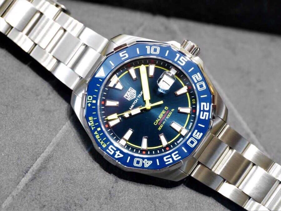 AQUARACER CALIBRE 5 41MM BLACK CASE