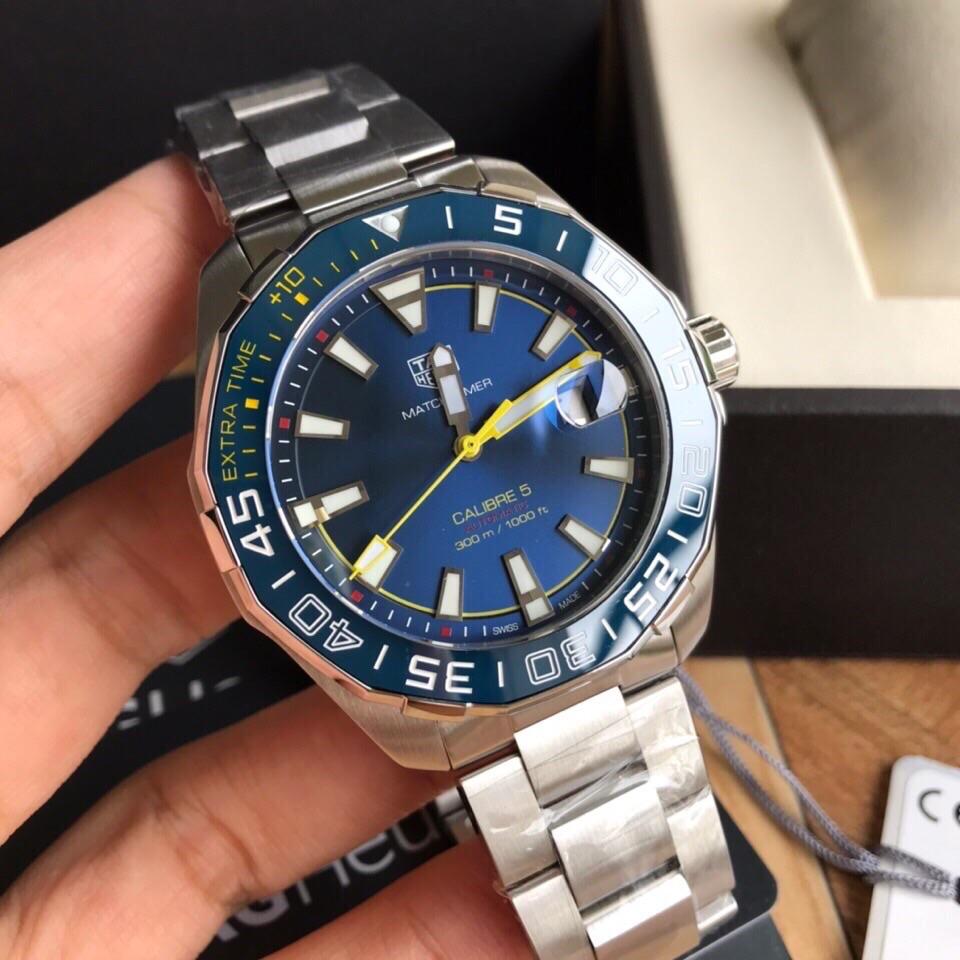 AQUARACER CALIBRE 5 41MM BLACK CASE