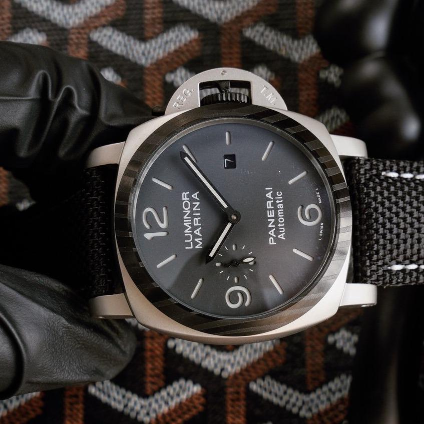PANERAI 1950 3 DAYS 44MM CARBON BLACK DIAL