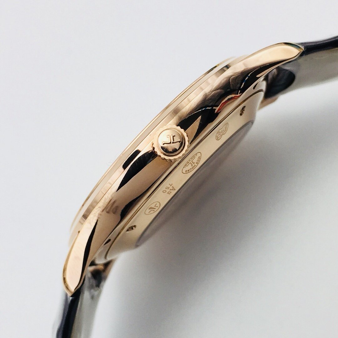 JAEGER MASTER CONTROL ULTRA THIN ROSE GOLD WHITE DIAL