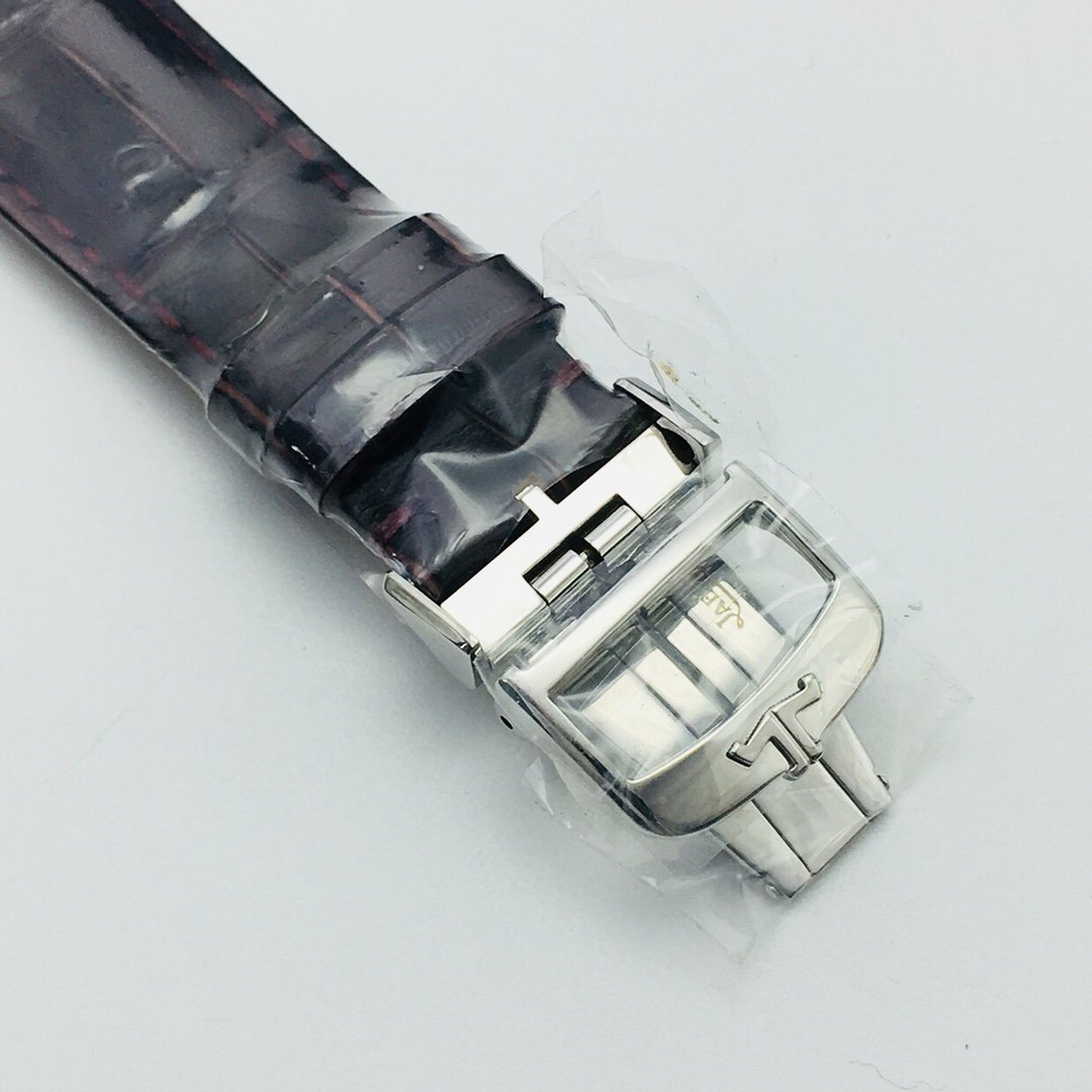 JAEGER MASTER CONTROL ULTRA THIN STEEL YELLOW DIAL