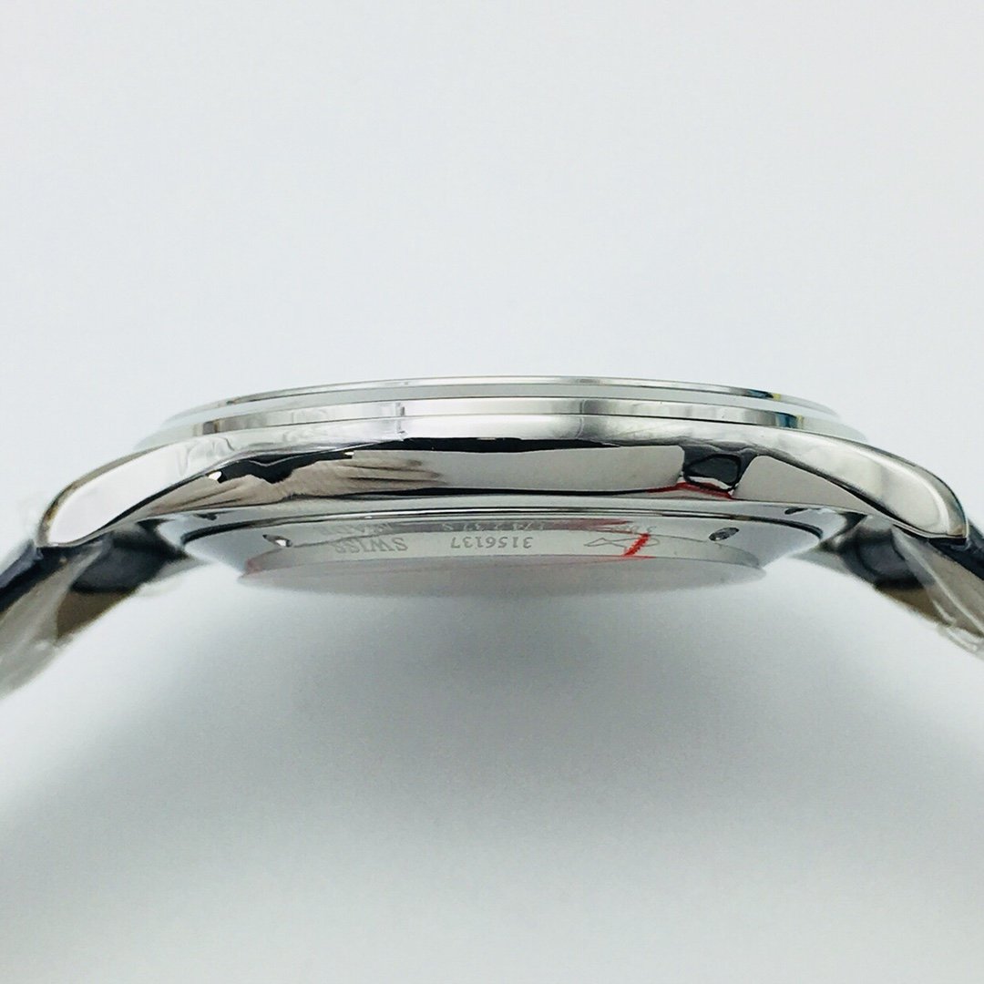 JAEGER MASTER CONTROL ULTRA THIN STEEL BLACK DIAL