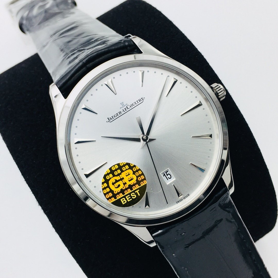 JAEGER MASTER CONTROL ULTRA THIN STEEL WHITE DIAL