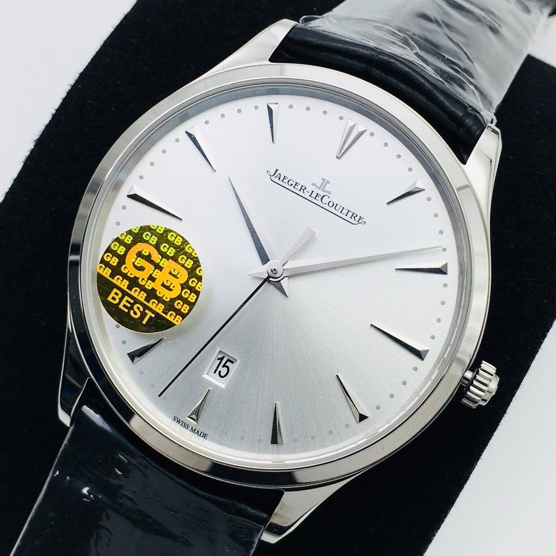 JAEGER MASTER CONTROL ULTRA THIN STEEL WHITE DIAL