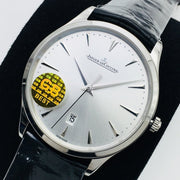 JAEGER MASTER CONTROL ULTRA THIN STEEL WHITE DIAL