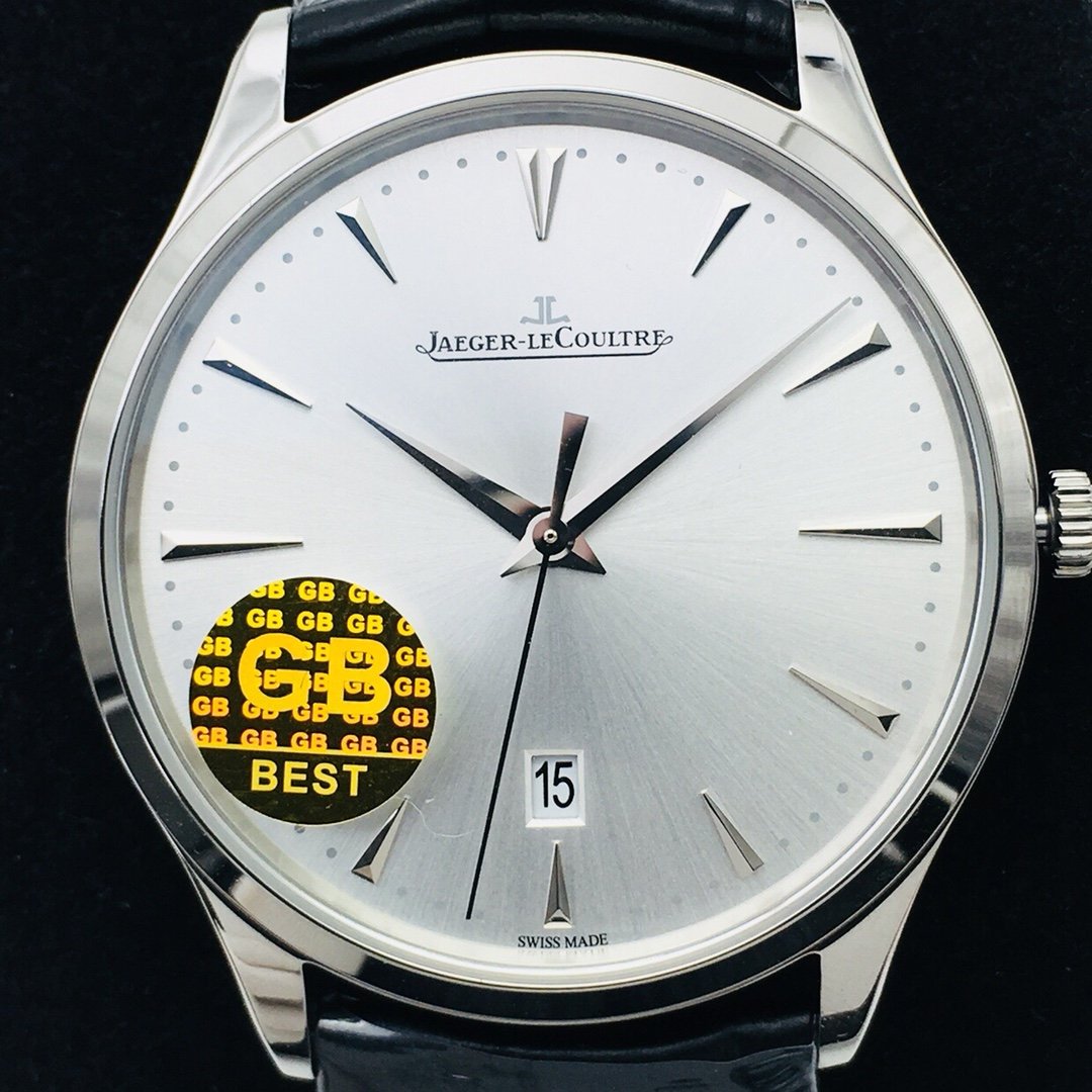 JAEGER MASTER CONTROL ULTRA THIN STEEL WHITE DIAL