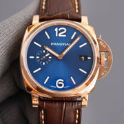 LUMINOR DUE 3 DAYS ROSE GOLD 45MM BLUE DIAL
