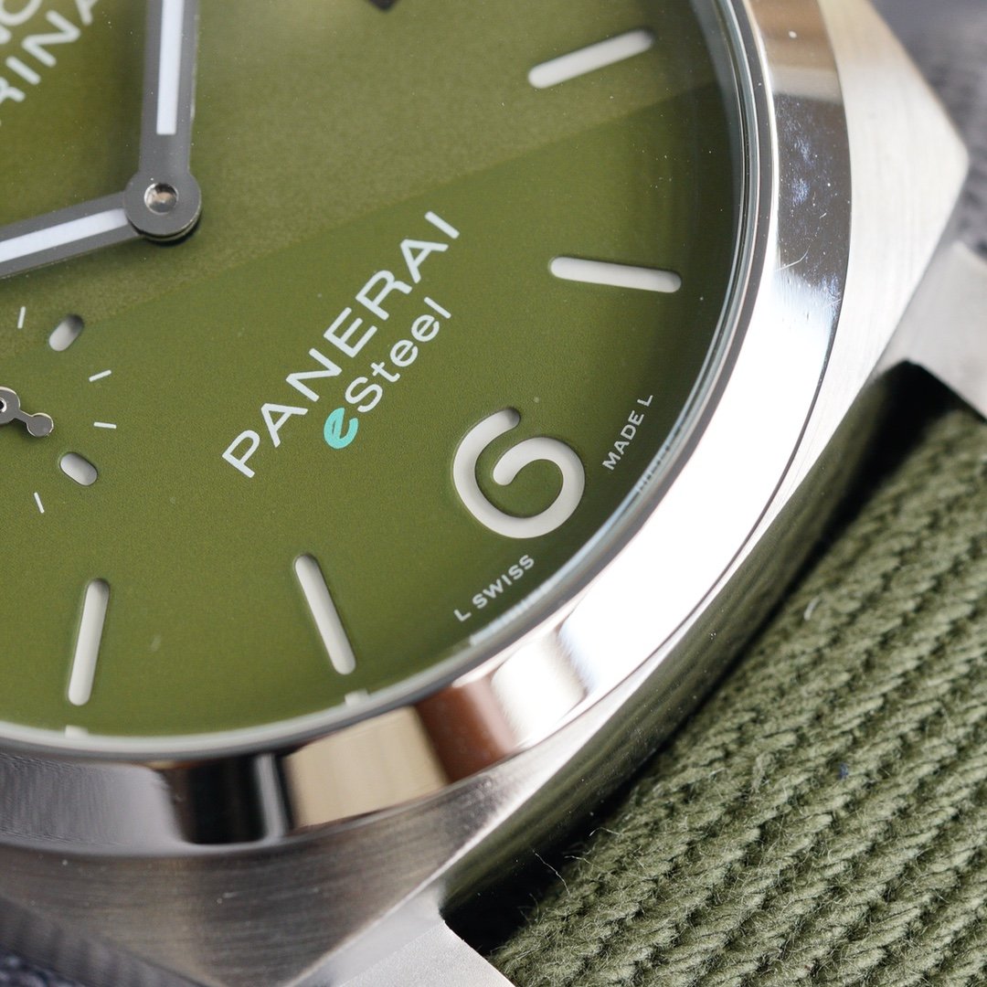 LUMINOR MARINA 1950 3 DAYS STEEL KHAKI DIAL