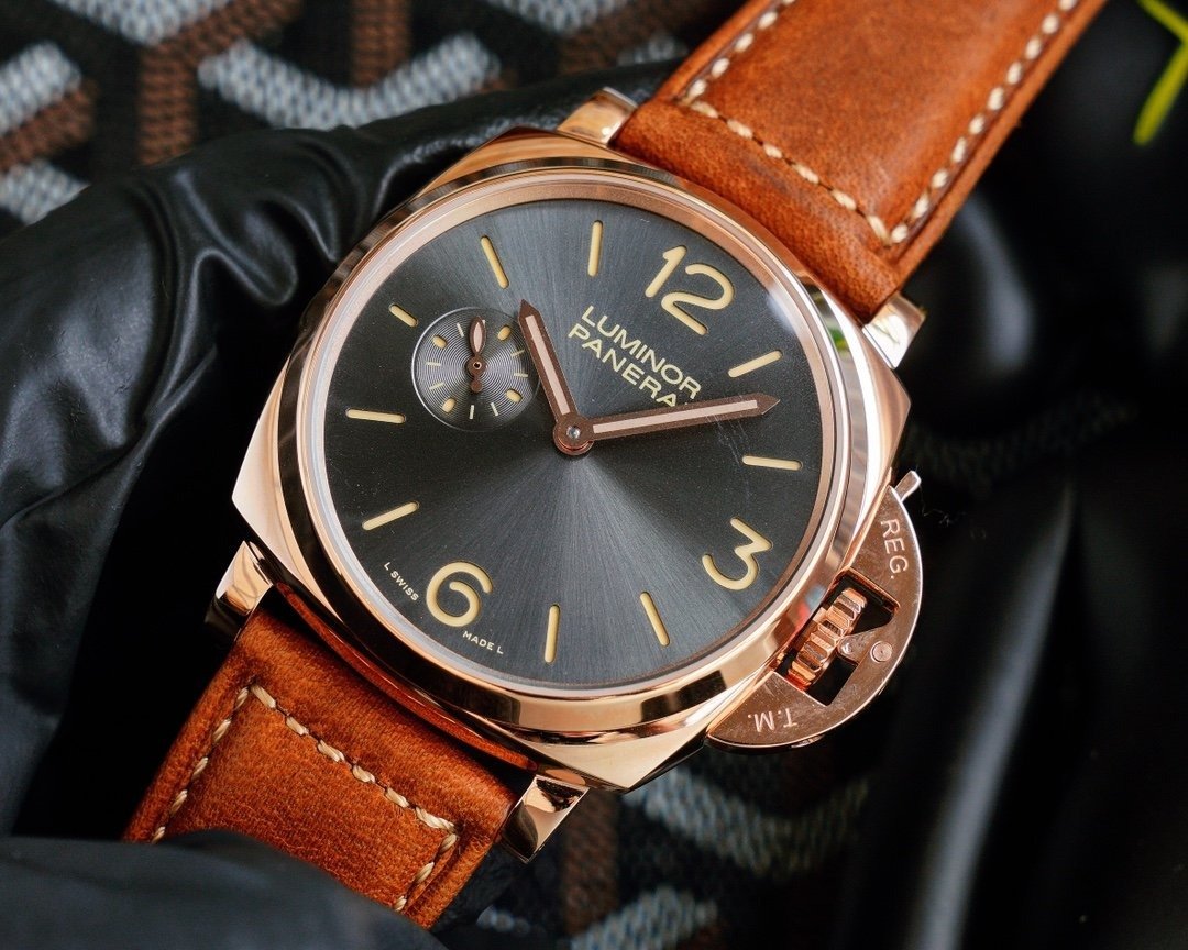 LUMINOR DUE 3 DAYS ROSE GOLD 45MM GREY DIAL