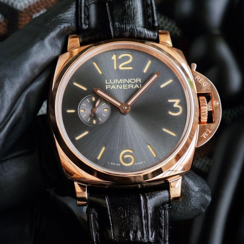 LUMINOR DUE 3 DAYS ROSE GOLD 45MM GREY DIAL