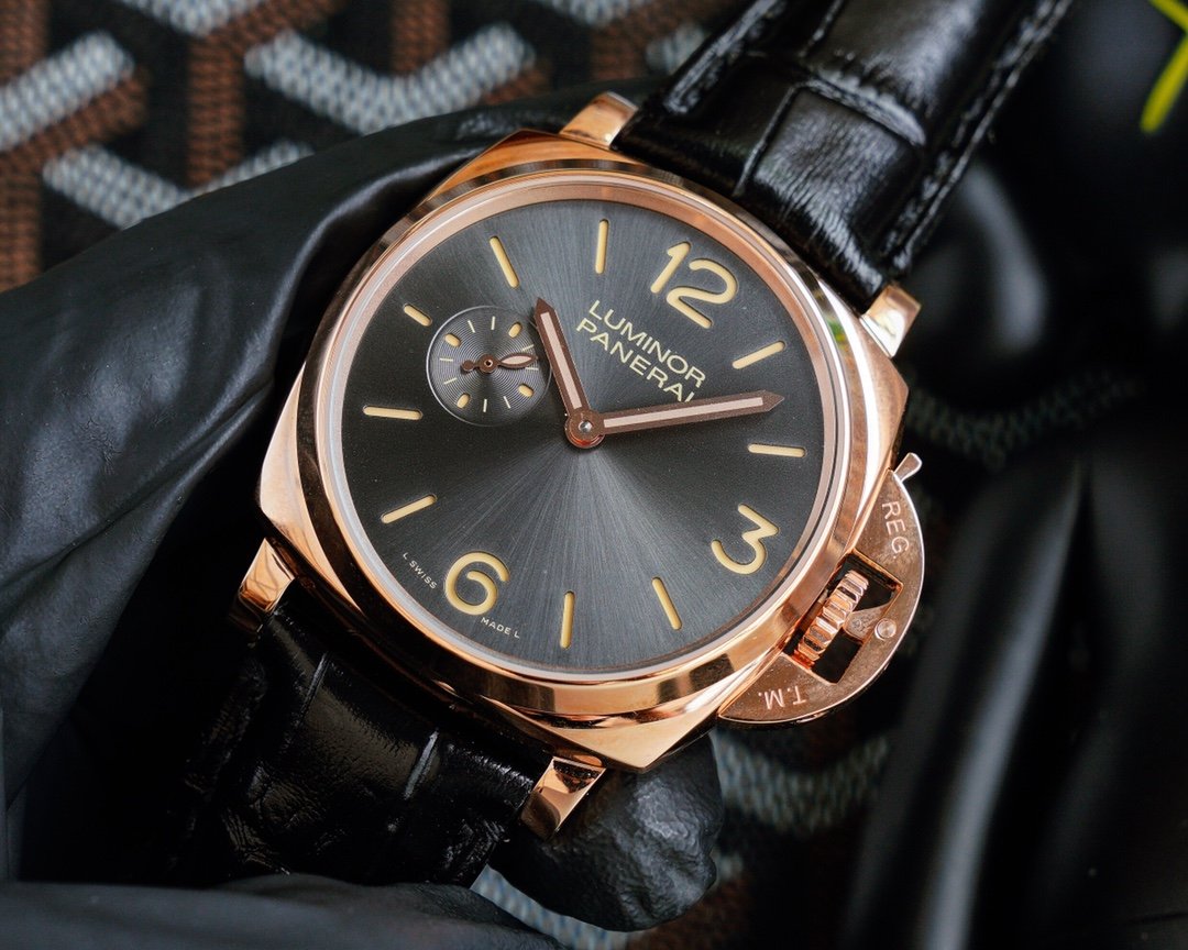 LUMINOR DUE 3 DAYS ROSE GOLD 45MM GREY DIAL