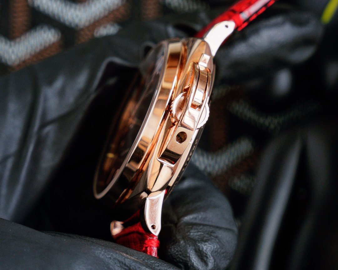 LUMINOR DUE 3 DAYS ROSE GOLD 45MM RED DIAL