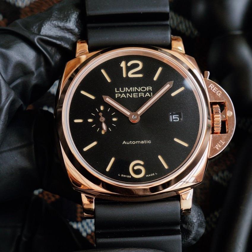 LUMINOR DUE 3 DAYS ROSE GOLD 45MM BLACK DIAL