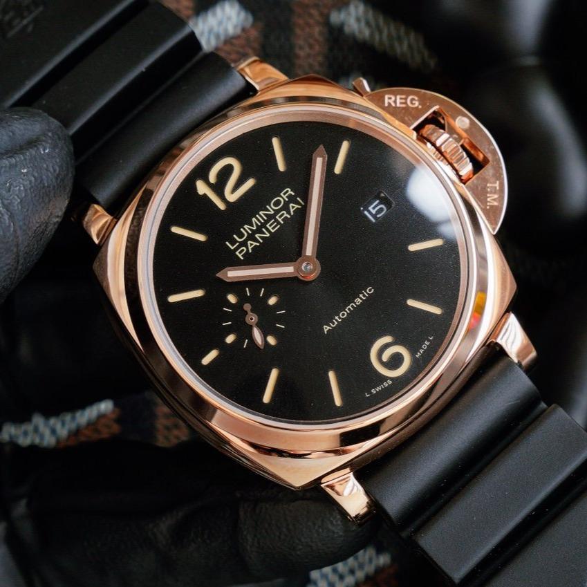LUMINOR DUE 3 DAYS ROSE GOLD 45MM BLACK DIAL