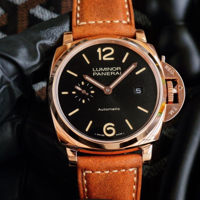 LUMINOR DUE 3 DAYS ROSE GOLD 45MM BLACK DIAL