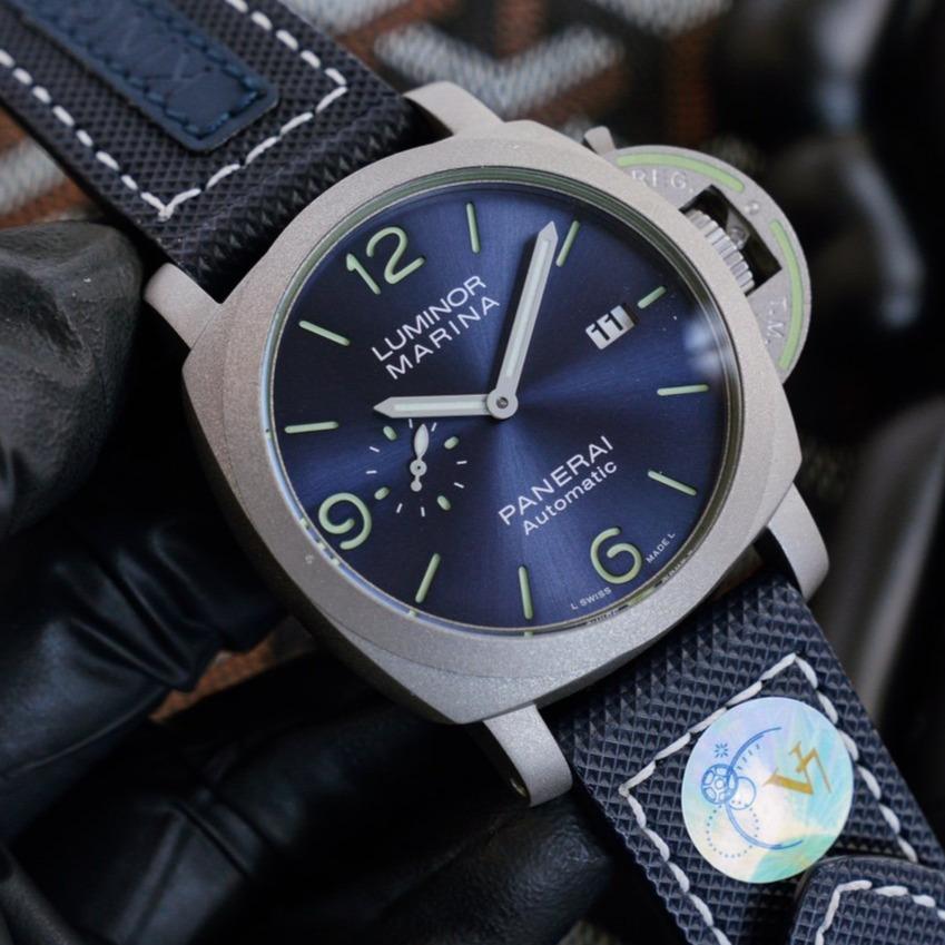 LUMINOR MARINA 44MM CARBONTECH BLUE DIAL