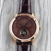 VACHERON PATRIMONY TOURBILLON LEATHER STRAP