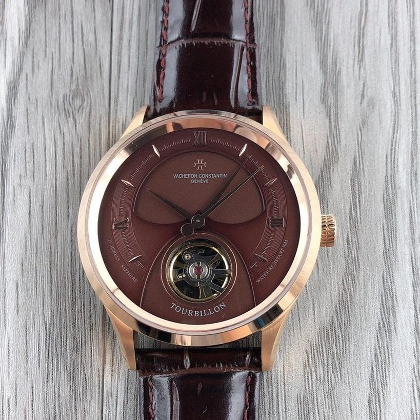 VACHERON PATRIMONY TOURBILLON LEATHER STRAP