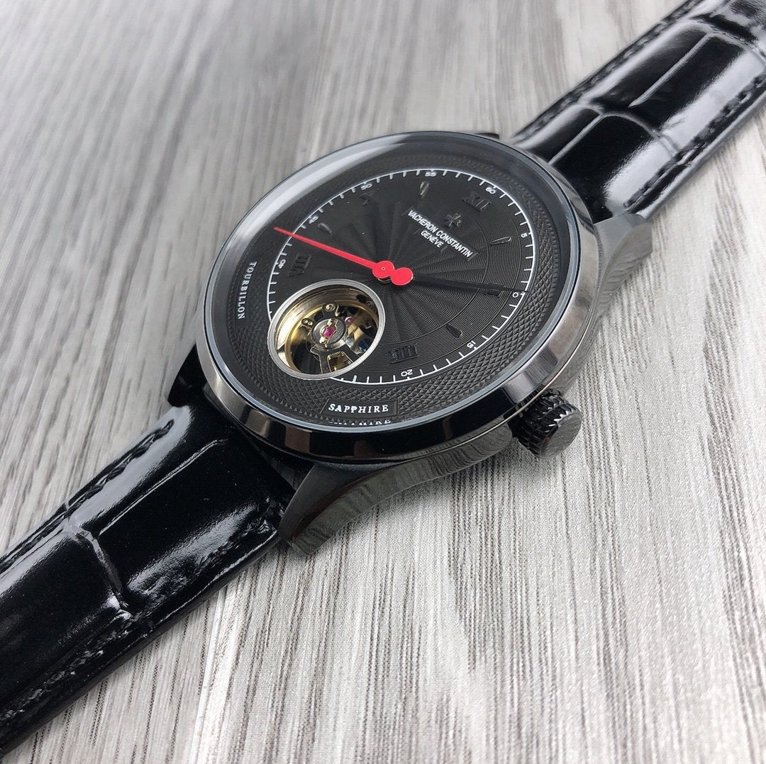 VACHERON PATRIMONY TOURBILLON LEATHER STRAP