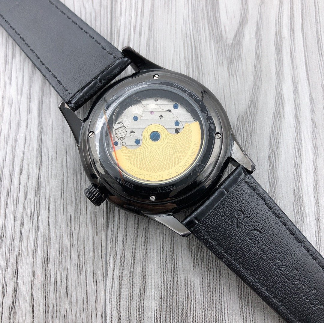 VACHERON PATRIMONY TOURBILLON LEATHER STRAP
